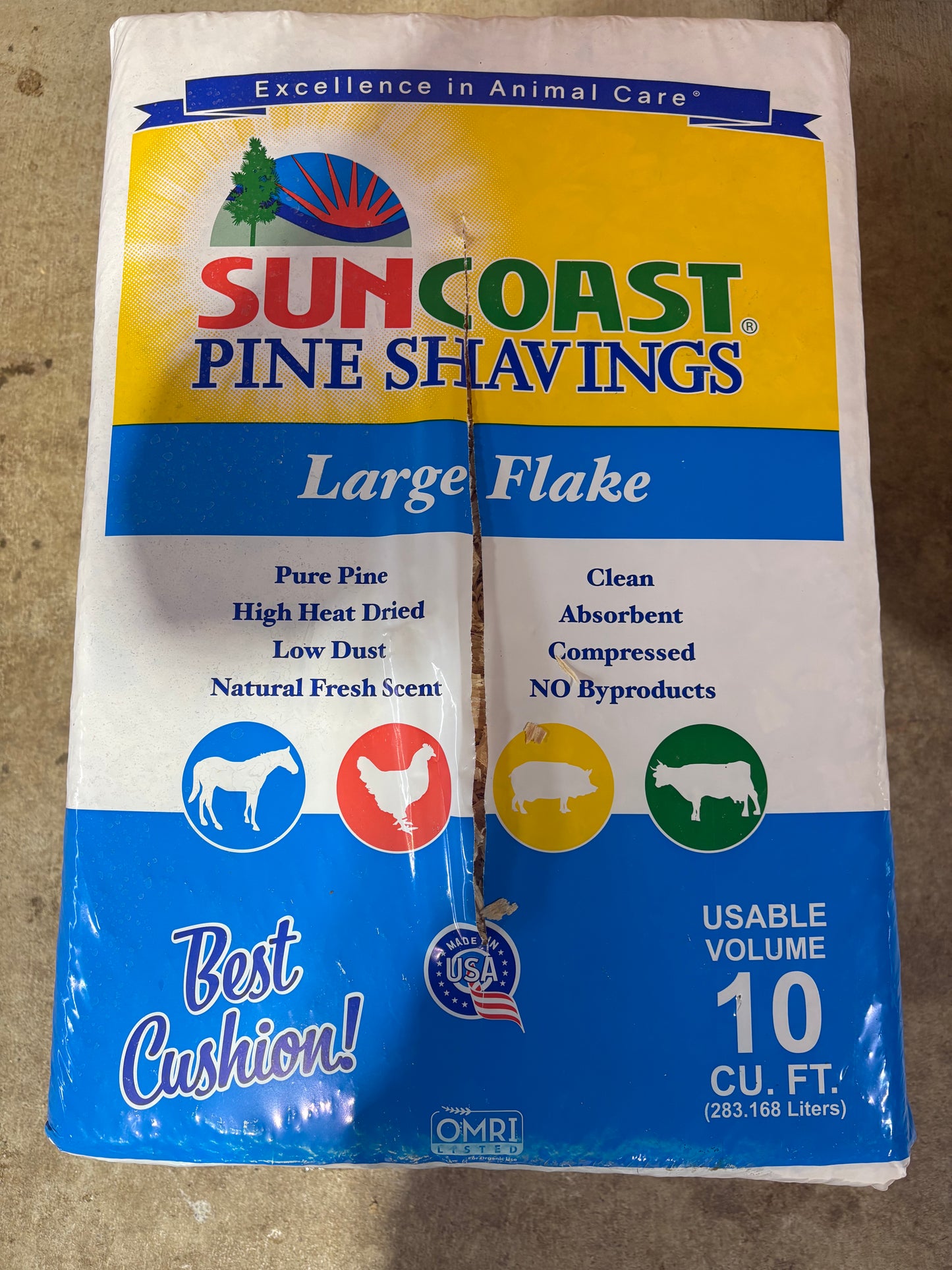 Sun Coast Large Flake Shavings (10 cub. ft.)